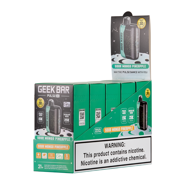 Geek Bar X Sour Mango Pineapple 5 Pack 25k