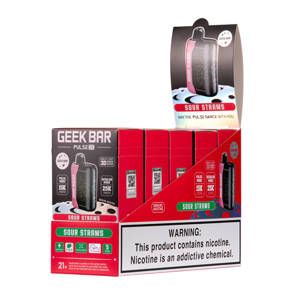 Geek Bar X Sour Straws 5 Pack 25k