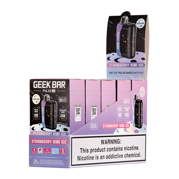 Geek Bar X Strawberry Kiwi Ice 5 Pack 25k
