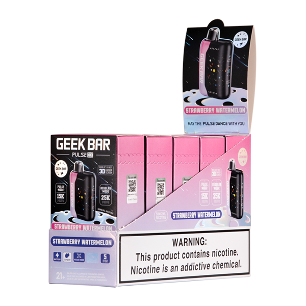 Geek Bar X Strawberry Watermelon 5 Pack 25k