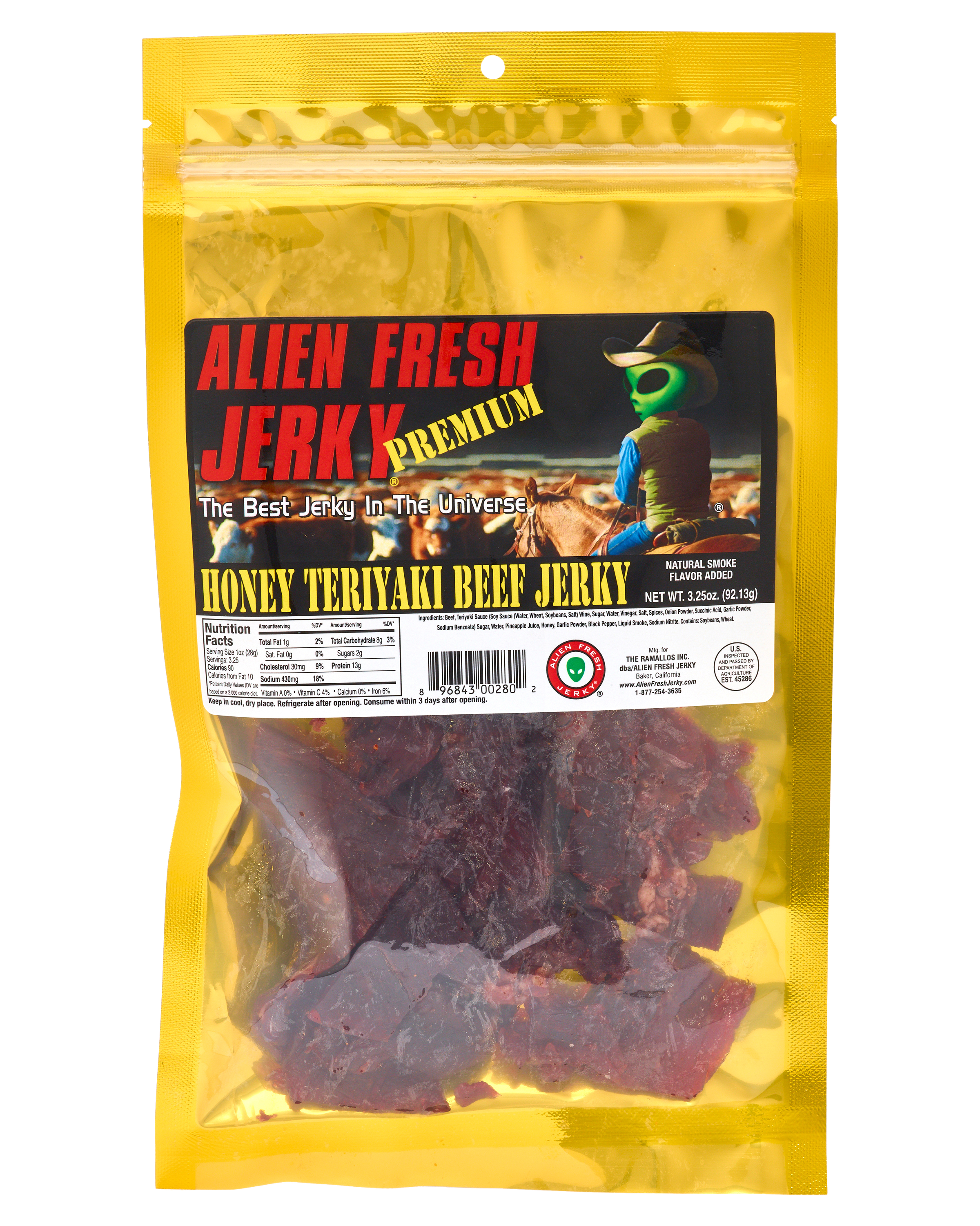 Alien Fresh Jerky Honey Teriyaki