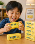 The Butter Squishy Toy (1 piece)– Super Soft Stress Relief Toy (Viral Sensory Fun!)🔥 6”long and 1”width