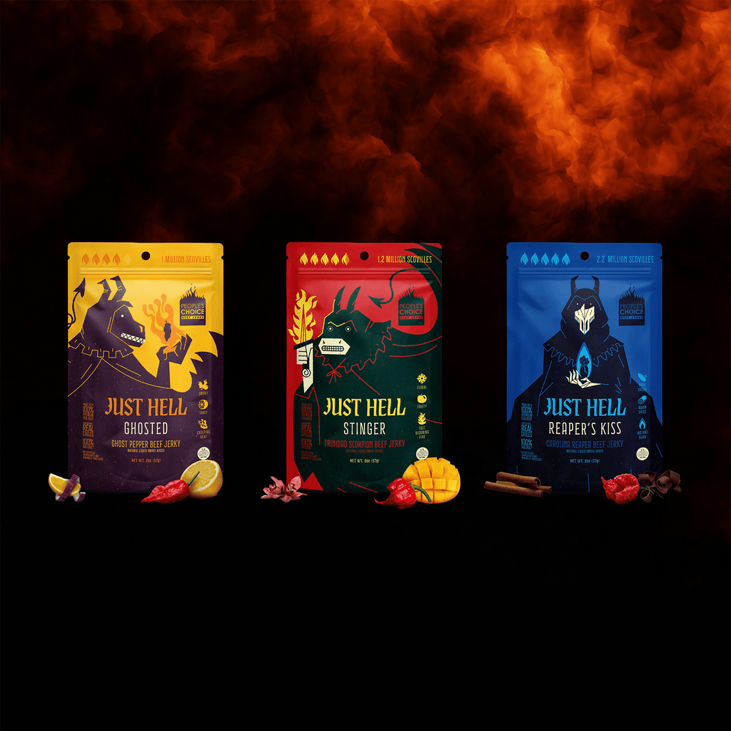 JUST HELL - SUPER SPICY JERKY 3-PACK