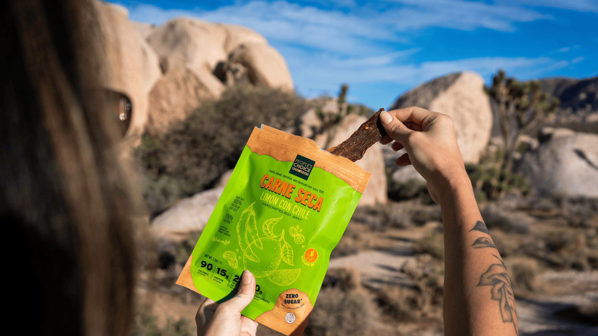 CARNE SECA - LIMON CON CHILE BEEF JERKY