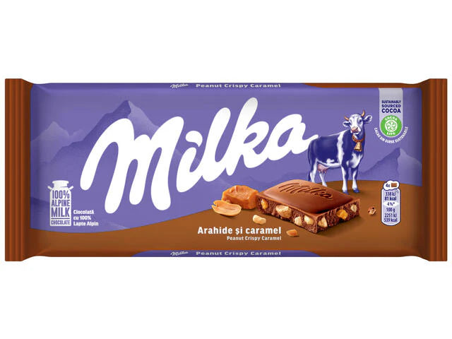 Milka - Arahide Si Caramel 100g