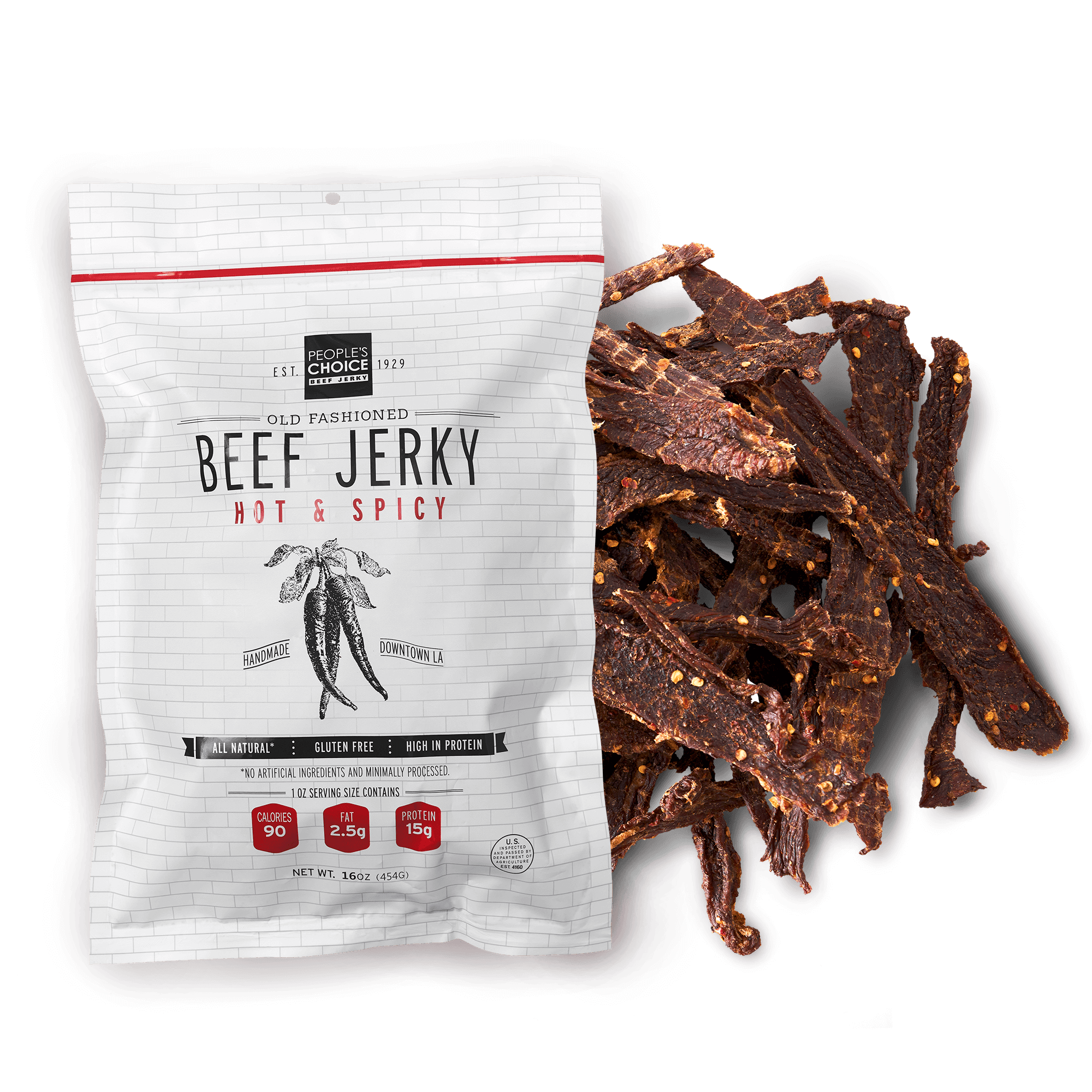 OLD FASHIONED - HOT & SPICY BEEF JERKY