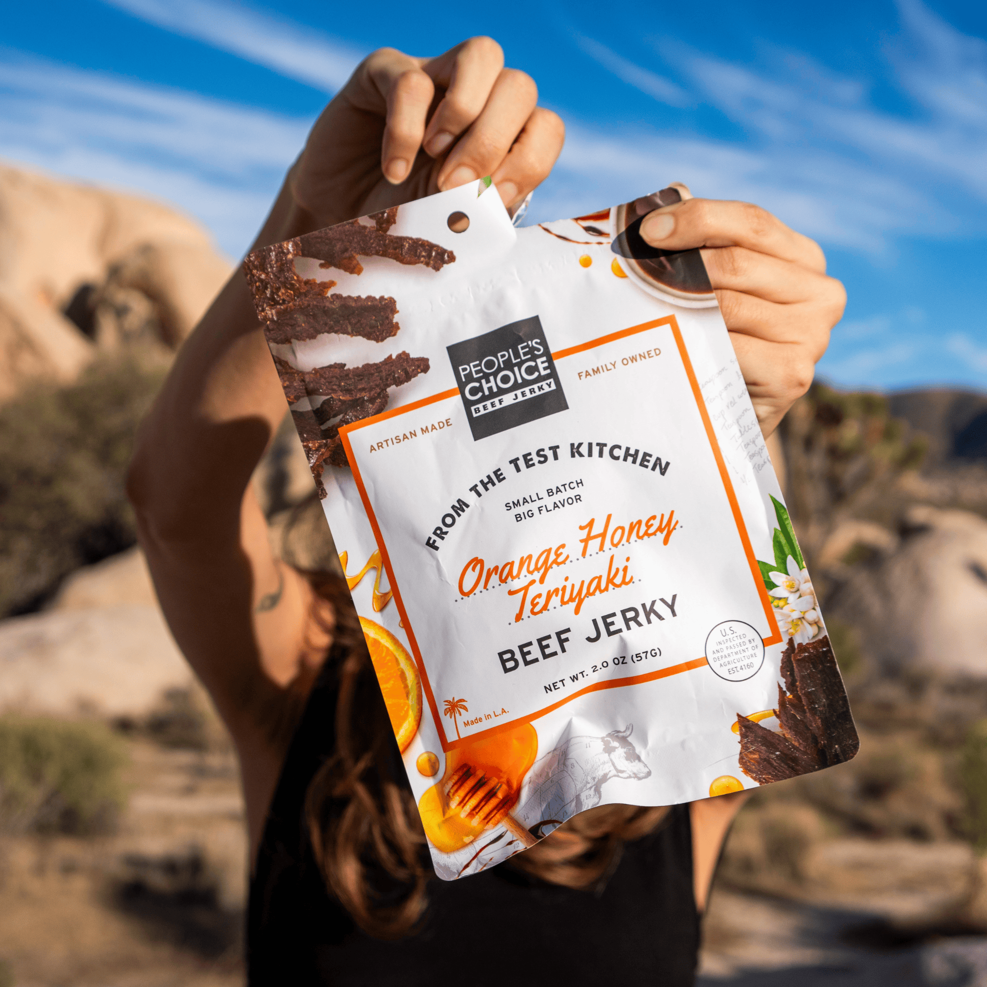 TEST KITCHEN - ORANGE HONEY TERIYAKI BEEF JERKY