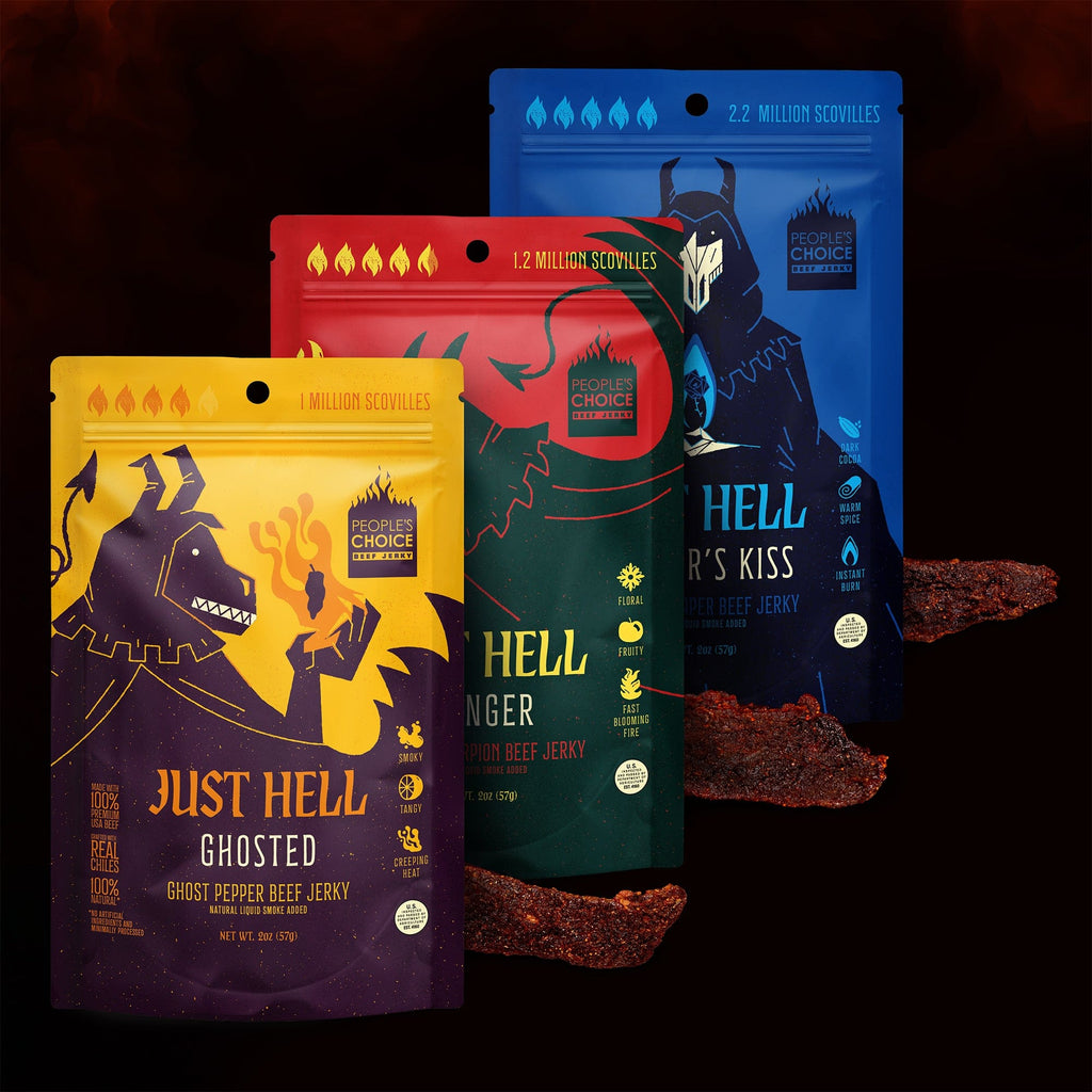 JUST HELL - SUPER SPICY JERKY 3-PACK