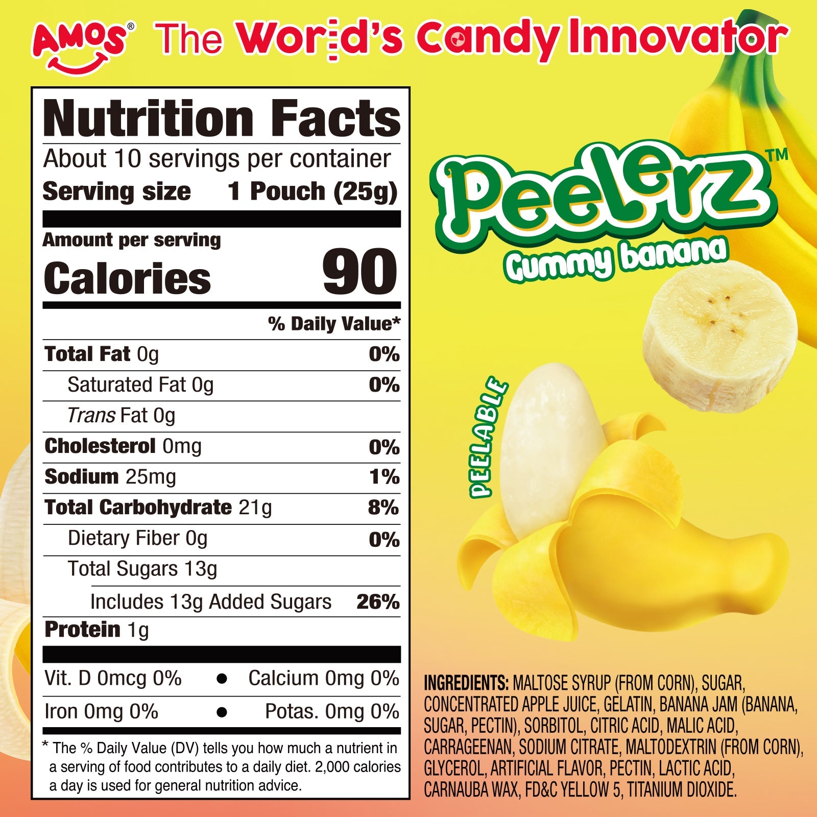 Peelerz - Peelable Gummy 5 Flavor Mix - 240g