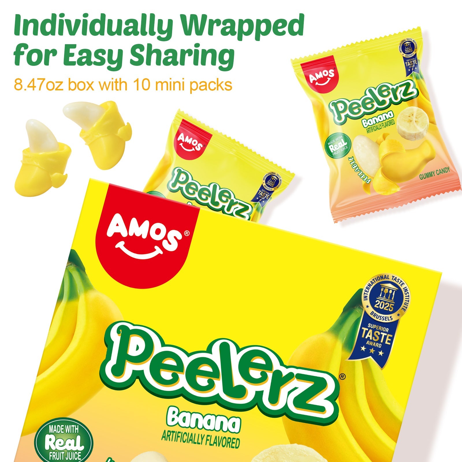 Peelerz - Peelable Gummy Banana Flavor - 240g