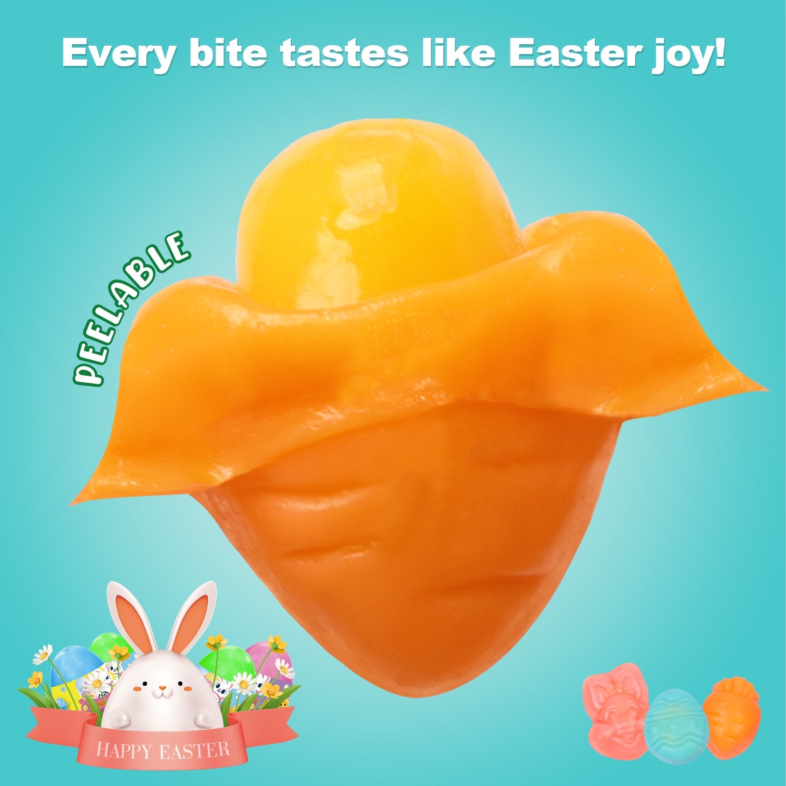 Peelerz - Peelable Gummy Easter Egg - 2.12oz