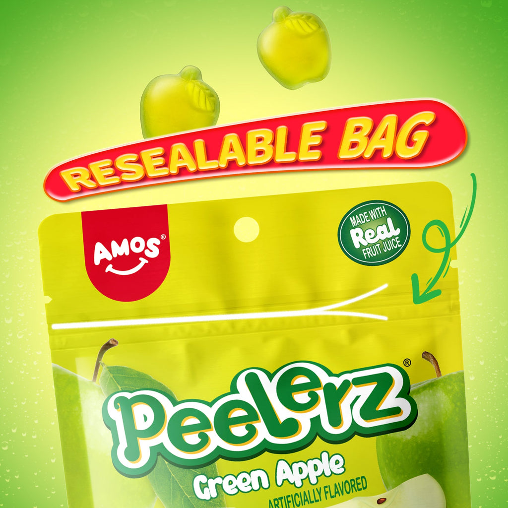 Peelerz - Peelable Gummy Green Apple Flavor - 6oz