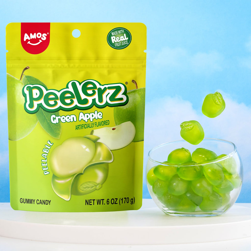 Peelerz - Peelable Gummy Green Apple Flavor - 6oz
