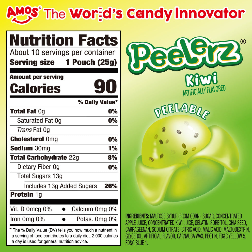 Peelerz - Peelable Gummy 5 Flavor Mix - 240g