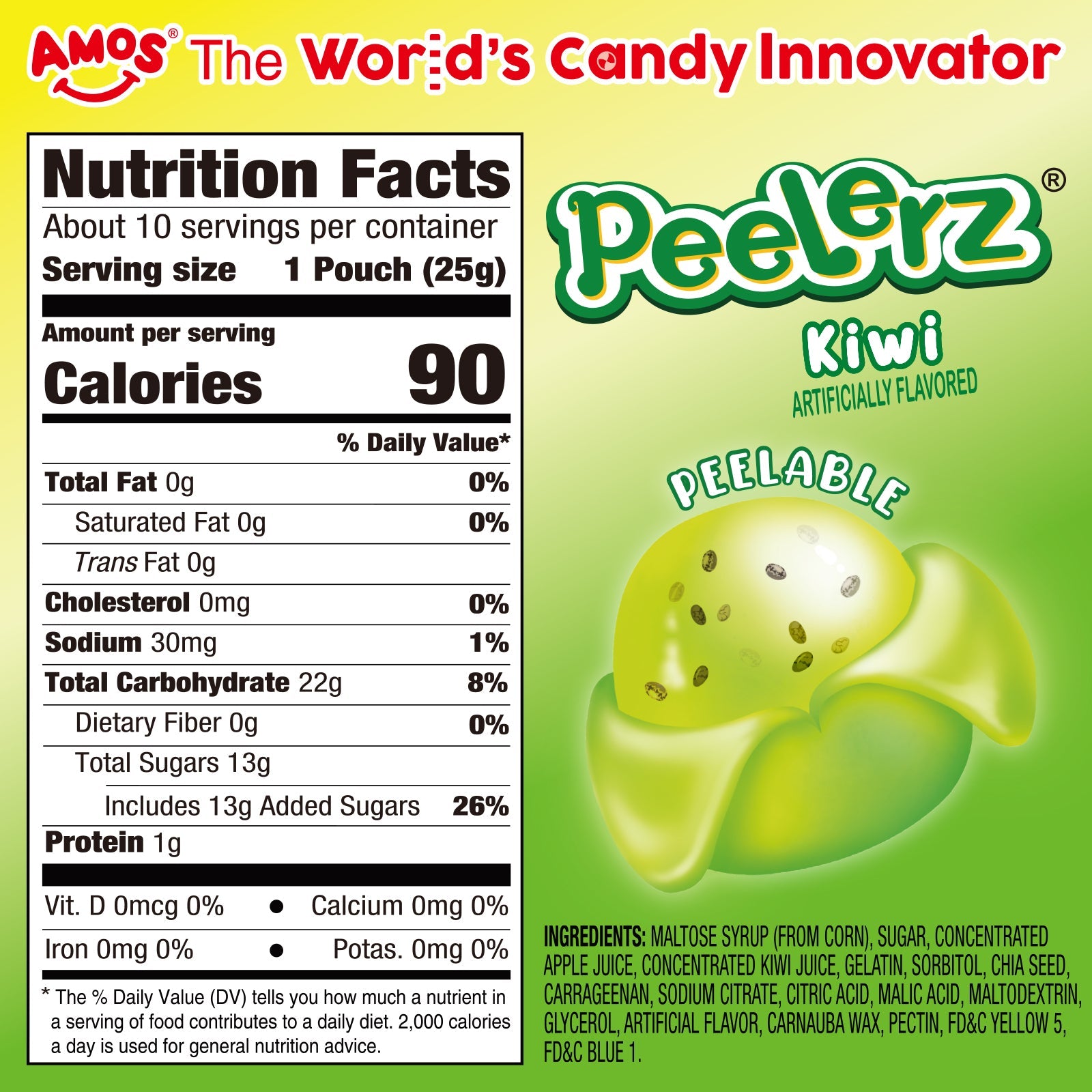Peelerz - Peelable Gummy 5 Flavor Mix - 240g