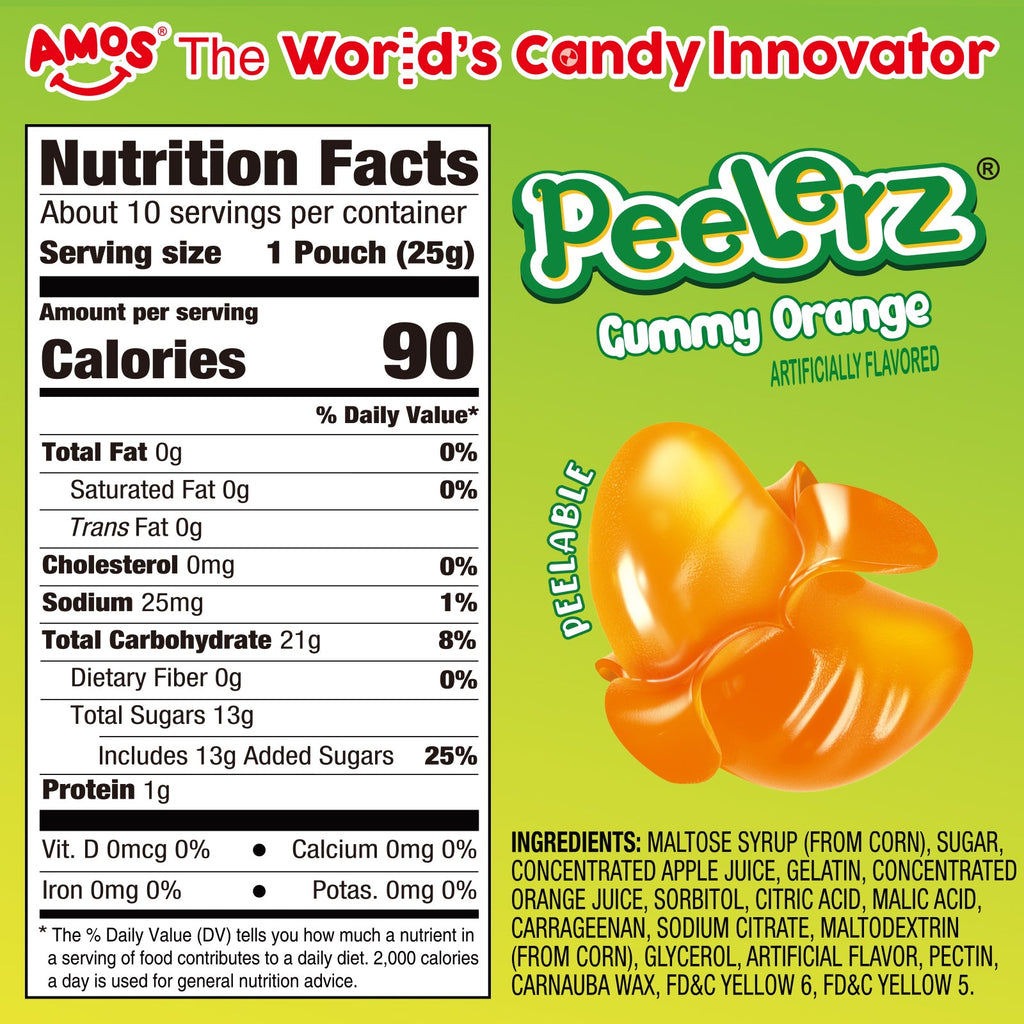 Peelerz - Peelable Gummy 5 Flavor Mix - 240g
