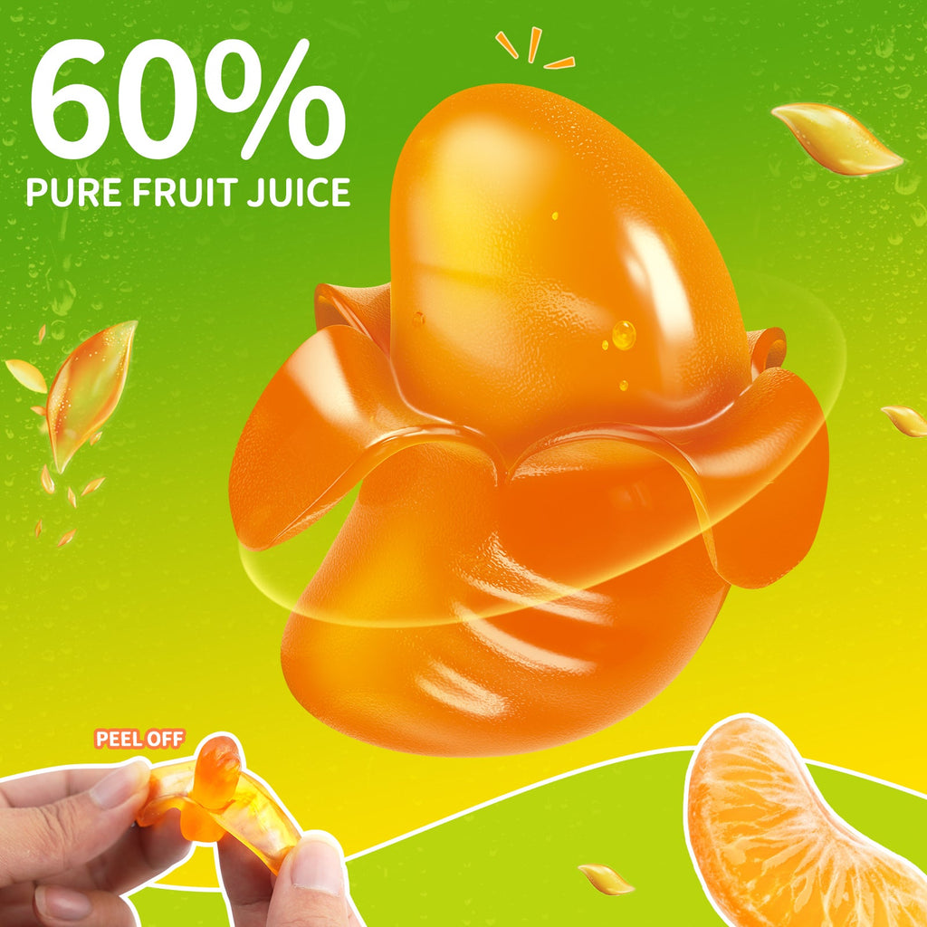 Peelerz - Peelable Gummy Orange Flavor - 240g