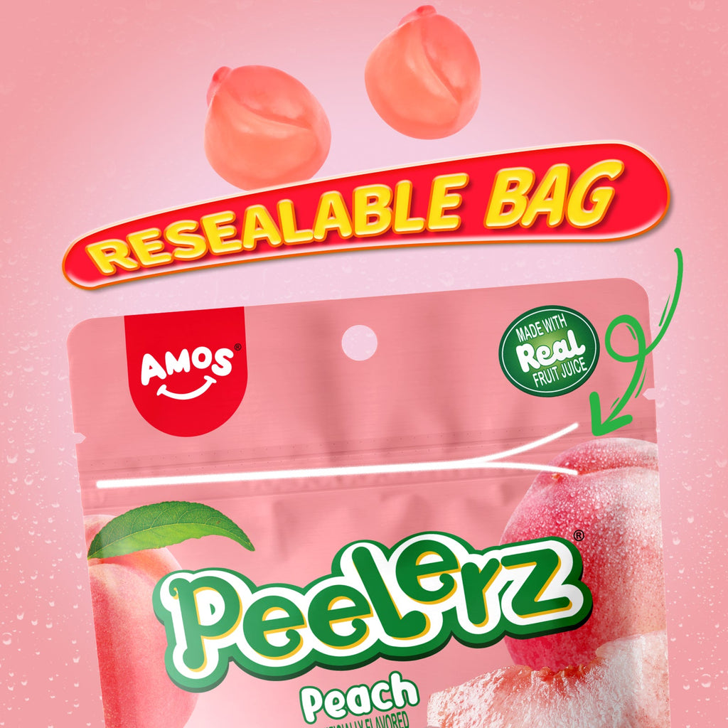 Peelerz - Peelable Gummy Peach Flavor - 6oz