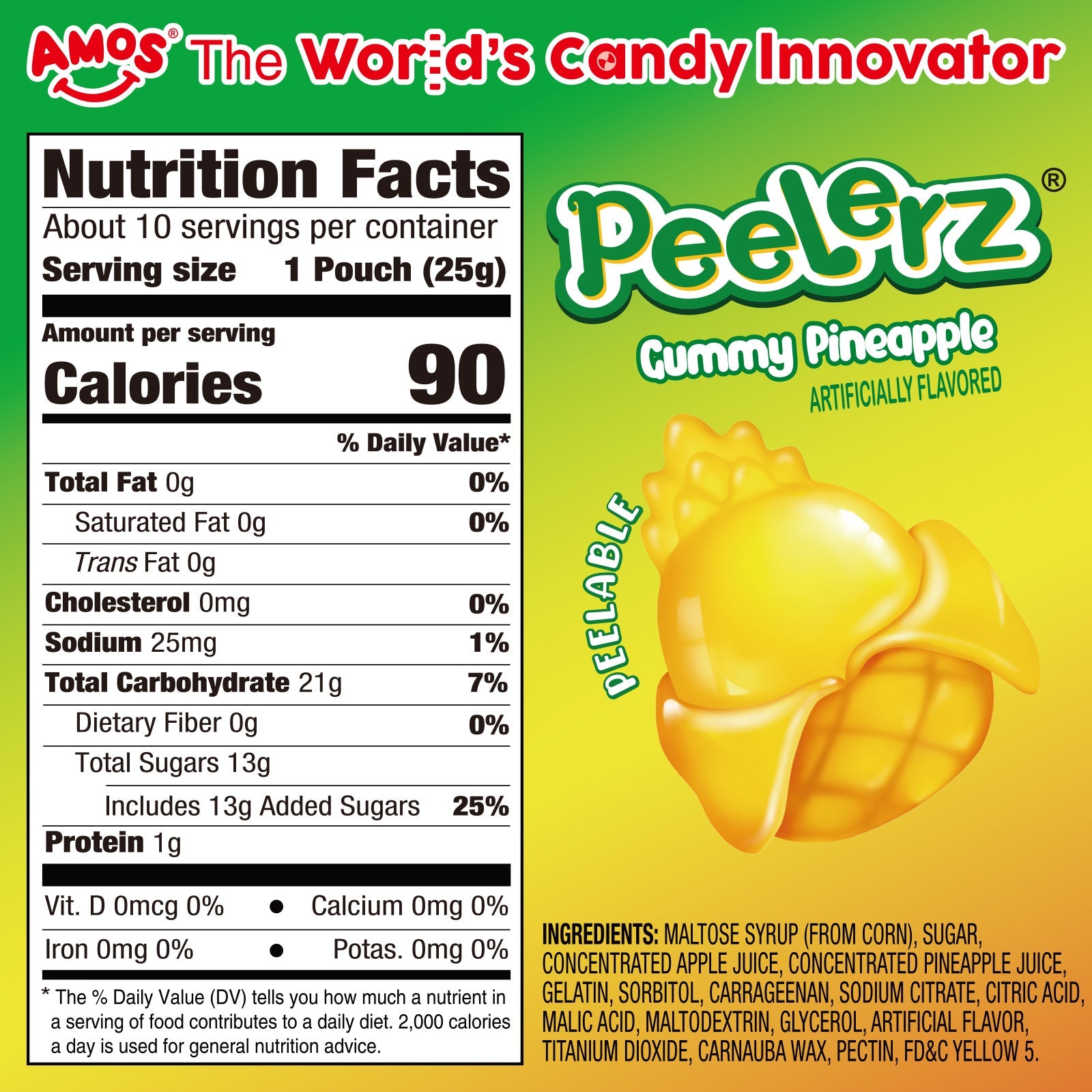 Peelerz - Peelable Gummy 5 Flavor Mix - 240g