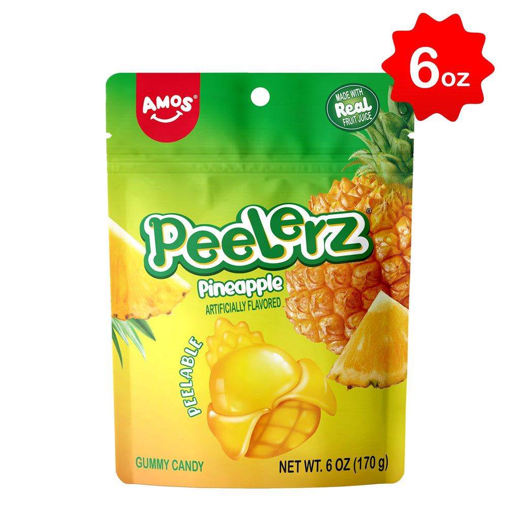 Peelerz - Peelable Gummy Pineapple Flavor - 6oz
