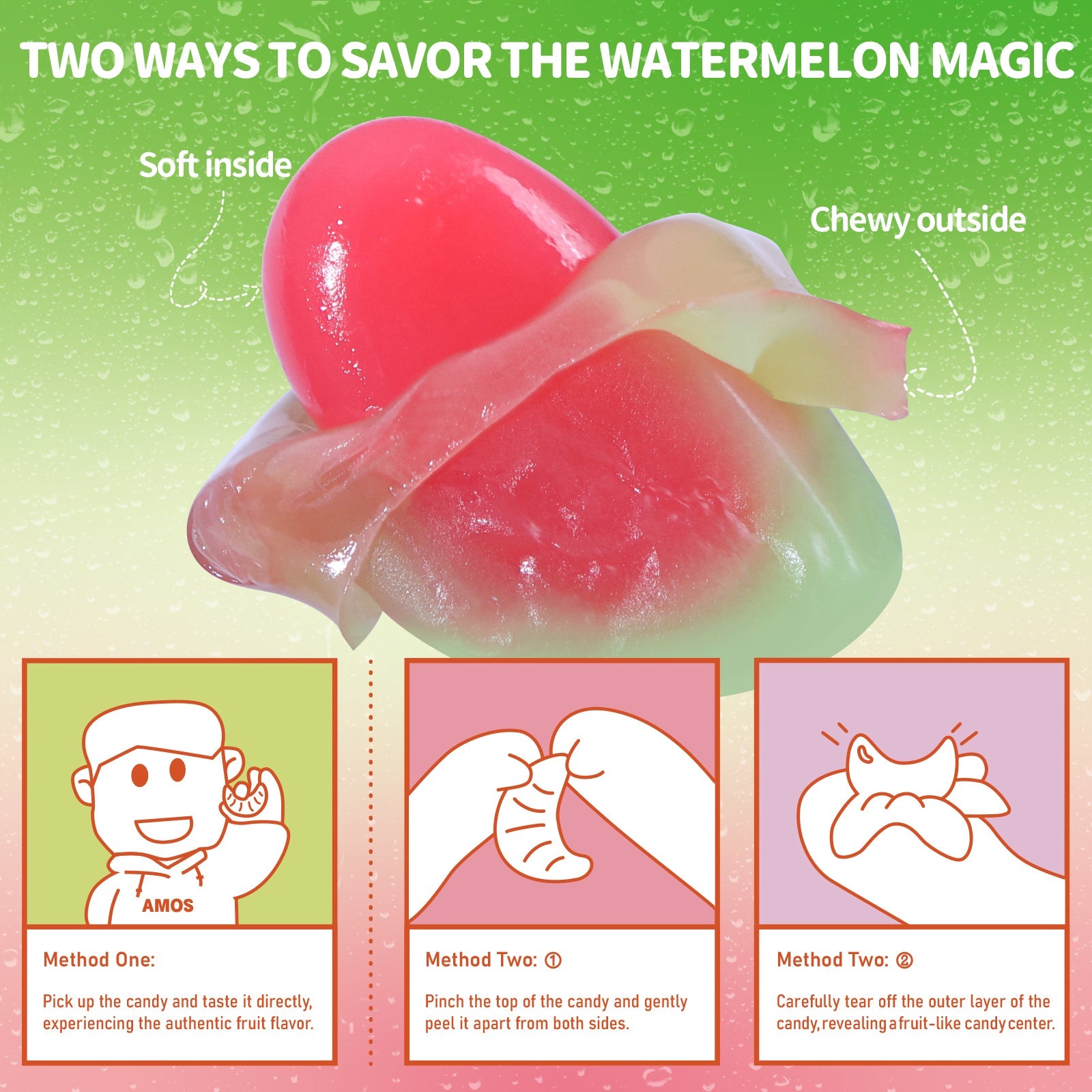 Peelerz - Peelable Gummy Watermelon Flavor - 3oz