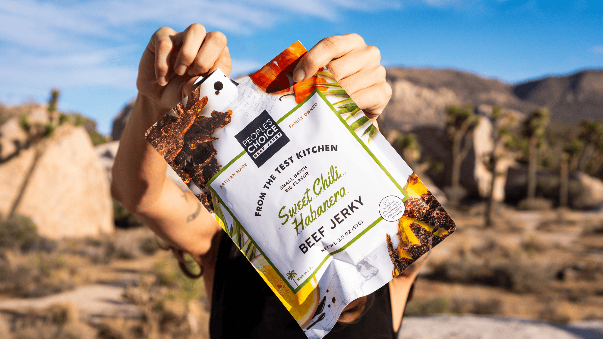 TEST KITCHEN - SWEET CHILI HABANERO BEEF JERKY