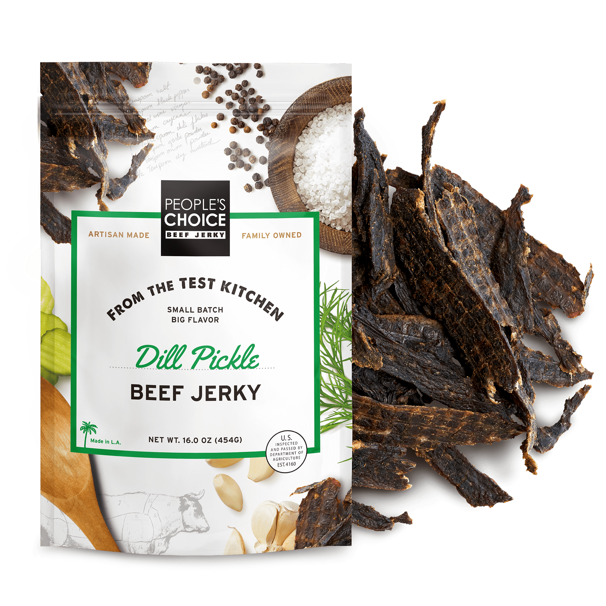 TEST KITCHEN - DILL PICKLE BEEF JERKY