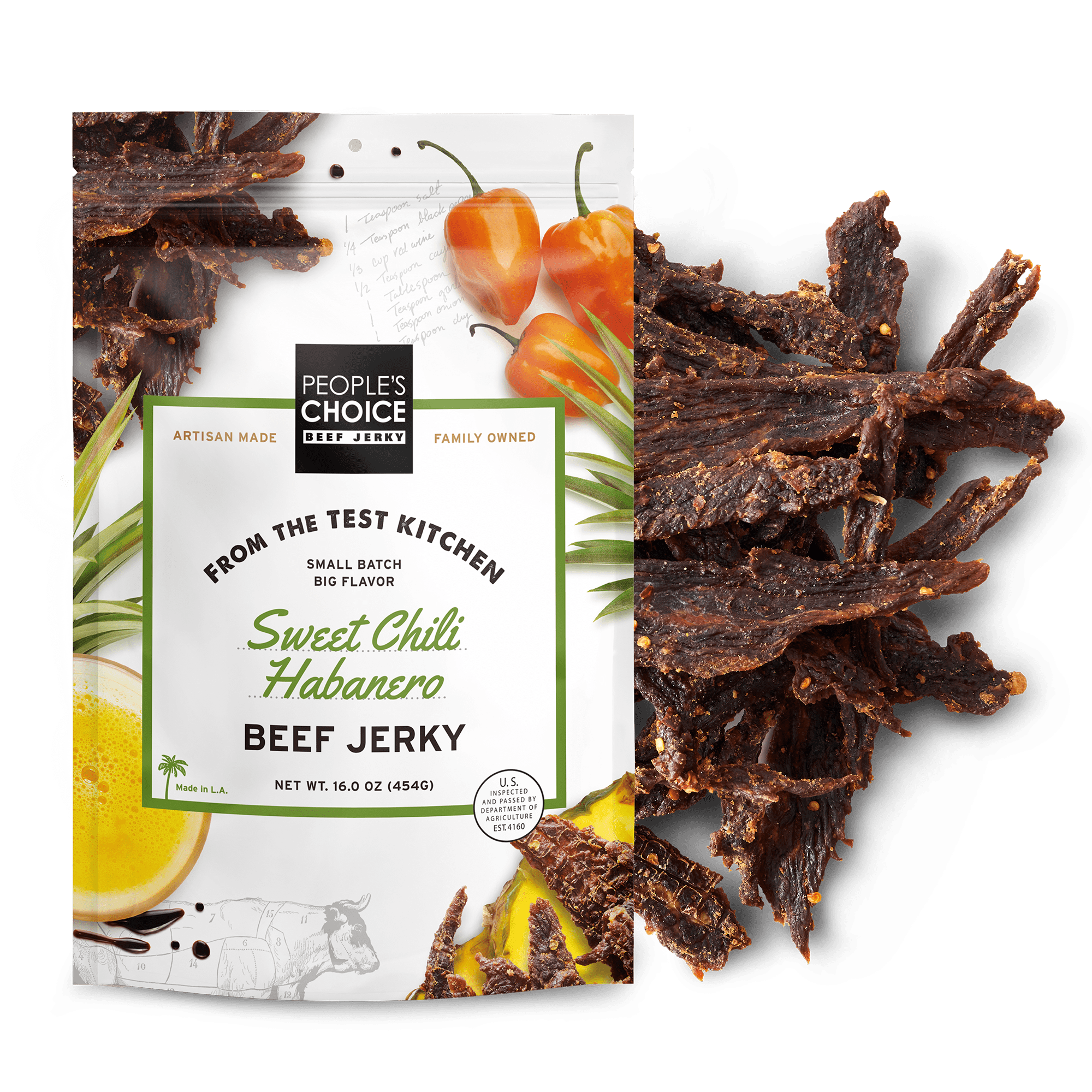 TEST KITCHEN - SWEET CHILI HABANERO BEEF JERKY