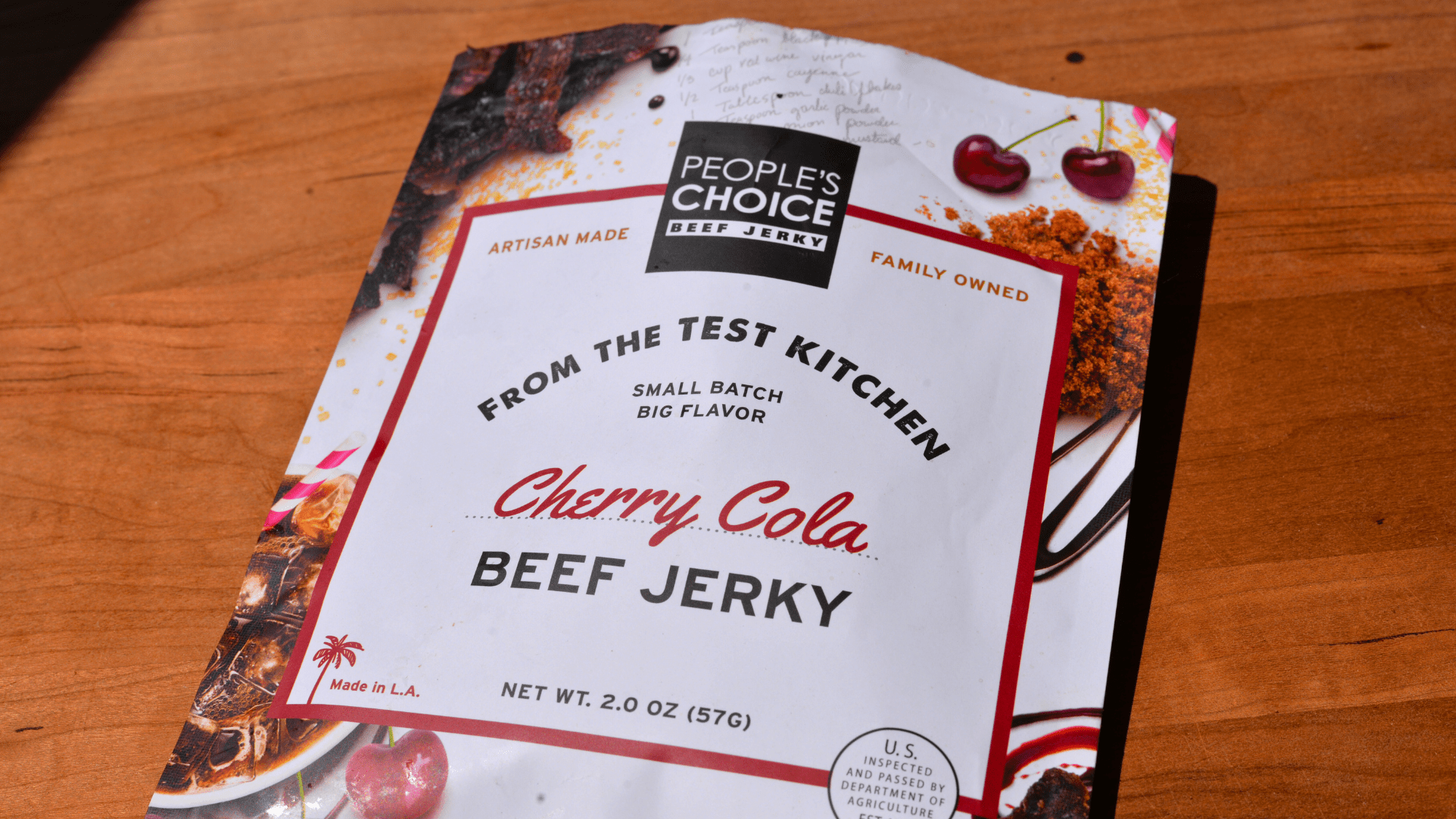 TEST KITCHEN - CHERRY COLA BEEF JERKY