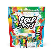 Sour Strip Gummy Belt Family Size Bag 10oz